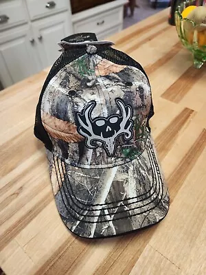 Hat Licensed Bone Collector Mesh Camo Realtree Hunting Trucker Cap Brand New USA • $11.75