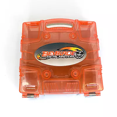 Beyblade Carrying Case  Metal Masters Plastic Case Red And Gray Translucent  • $9.99