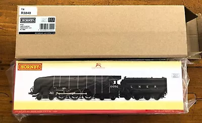 HORNBY R3840 LNER CLASS W1  HUSH HUSH  4-6-4 No. 10000 ERA 3 GREY - UNUSED BOXED • £195