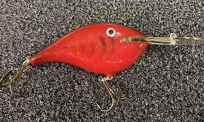 Rare Vintage Tennessee Killer Flat Side Balsa Manns Lip Texas Red Crawfish • $24.99
