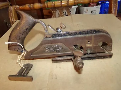 Antique 1910 Stanley No.78 Duplex Rabbet & Filletster Plane Good User • $39.99