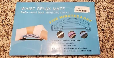 Waist Relax Mate Multi Level Back Stretching Device Relieve Chronic Pain  • $20