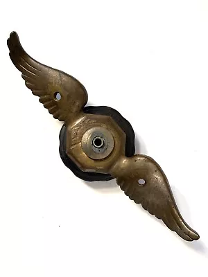 Vintage Radiator Cap 9.5” Brass Wings Moto Meter Hood Ornament Topper! • $84.99