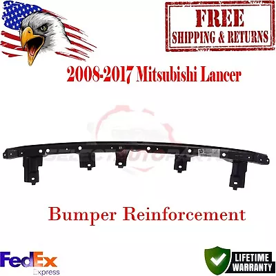 Front Bumper Reinforcement Black For 2008-2017 Mitsubishi Lancer Steel • $44