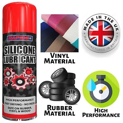 £5.39 • Buy Silicone Lubricant Spray Rapide High Performance Fast Drying 300ml