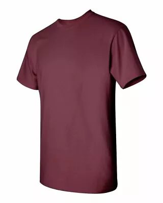 Gildan T-Shirt Tee Men's Short Sleeve 5.3 Oz Heavy Cotton Solid Blank 5000 NEW • $8.96