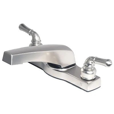 Mobile Home Two Handle 8  Deck Mount Garden Tub Filler Faucet Brushed Nickel • $44.95