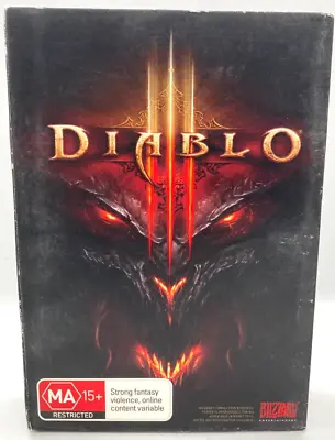 Diablo III 3 PC Game Windows Blizzard 2012 Boxed Manual • $16.95