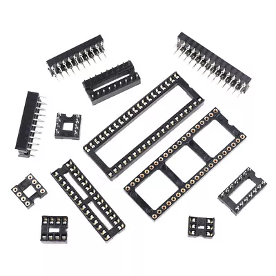 6/8/14/16/18/20/24/28/40 Pin DIL IC Sockets Integrated Circuit Socket DIP Holder • $1.95