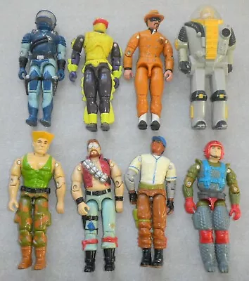 Lot 8 Vintage Action Figures 1980s 1990s ARAH GI Joe Cobra 3.75 Body Part Piece • $49.99