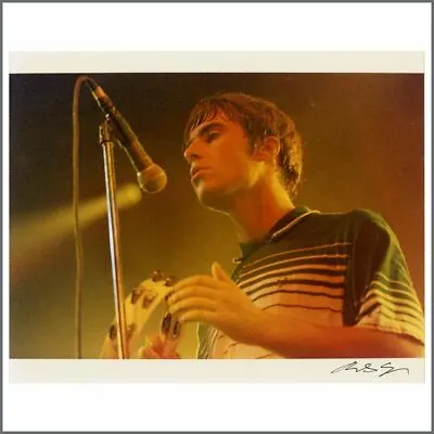 Oasis Liam Gallagher 1995 Irvine Beach Michael Spencer Jones Signed Photo (UK) • £105