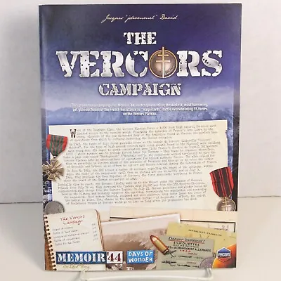 Days Of Wonder Memoir '44 Vercors Campaign Promotional Expansion • $77.99