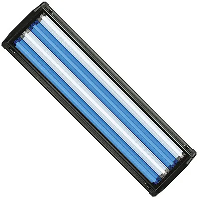 HO T5 Quad Aquarium Light Fixture 36  & 4x 39W T5 Bulb 10000K Day & Super Blue • $150