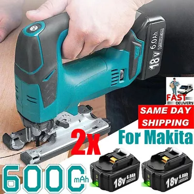 6000mAh For Makita 18V Li-Ion BL1830 BL1850 BL1860 BL1815 Cordless Battery Tools • £32.59