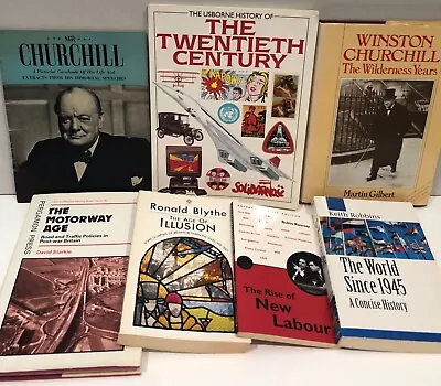 7 X 20th Century World/British History Books  Churchill WW2 Traffic VGC • £17