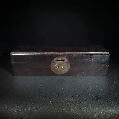 $234 • Buy Antique Collection Blood Sandalwood Fan Box