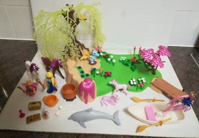 Playmobil 70167 Fairy Unicorn Island Dolphin Baby Dragon Figures • £0.99