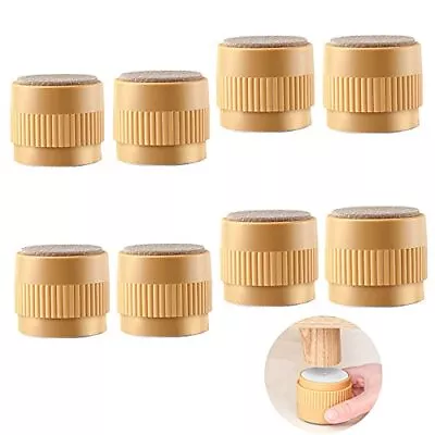 8 Pack Adjustable Round Furniture Risers 2 Inch Self-Adhesive Bed Riser Heavy... • $26.69