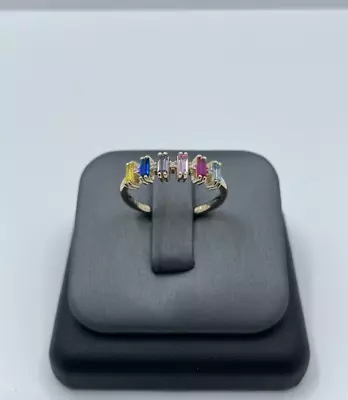 14k Gold Mothers Ring Birthstone Ring • $700
