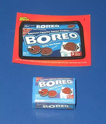 Wacky Packages Eraser Series 1 Boreo #1 With Matching Sticker • $2.95