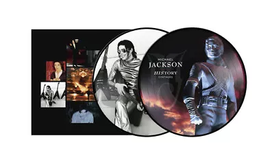 Michael Jackson : HIStory Continues VINYL 12  Album Picture Disc 2 Discs (2018) • £37.92