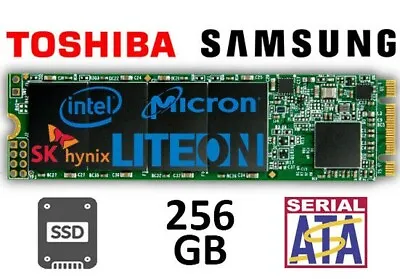 £19.85 • Buy 256GB M.2 SSD SATA 2280 - Up To 6Gbps - Internal PC & Laptop  - Various Brands