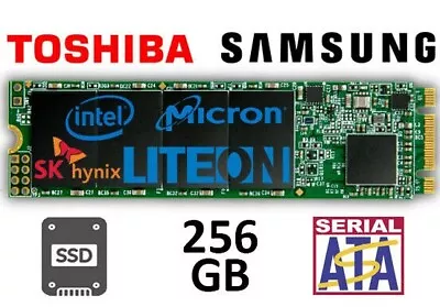 £14.85 • Buy 256GB M.2 SSD SATA 2280 - Up To 6Gbps - Internal PC & Laptop  - Various Brands