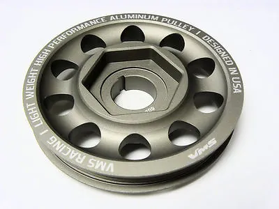 VMS Racing Underdrive Single Belt Crank Pulley Integra Civic Si CRV Del Sol DOHC • $69.95