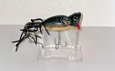 Vintage Fred Arbogast Seein's Believn' Hula Popper Mouse Colored Lure-  2 1/4  • $20