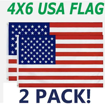 4x6 FT Outdoor American Flag Made In USA Luxury Star US • $9.99