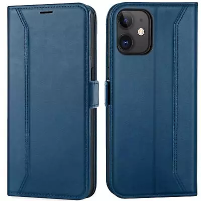 Flip Case For IPHONE 11 Rfid Protective Case Wallet Cover Book Skin Cover • £13.75