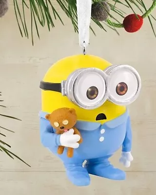 Hallmark Minions Despicable Me Bob Holiday Christmas Tree Ornament NIB “MINT” • $24.99