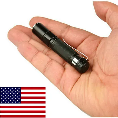 Waterproof 8000LM Pocket LED Flashlight Zoomable Torch Mini Penlight Light - US • $4.02