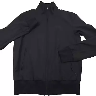 $300 Y-3 Yoji Yamamoto Black Full Zip Track Jacket In Black Mens Size Small • $206.15