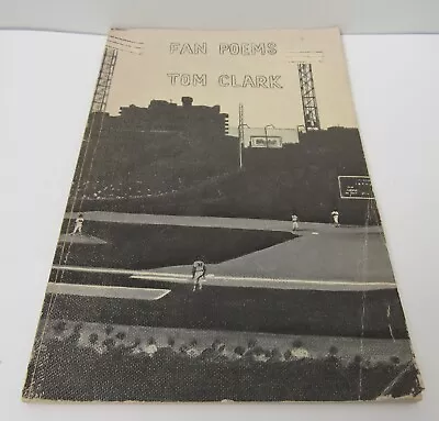 Vintage 1976 Fan Poems Baseball Connection Tom Clark Paperback N Atlantic Books • $9.99