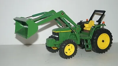 1:16 Scale Ertl Diecast John Deere 6410 Farm Tractor W/ 640 Bucket Loader -NICE • $79