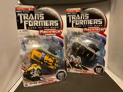 Transformers Mechtech Figure Lot Of 2 NITRO BUMBLEBEE CRANKCASE NIB • $46.50