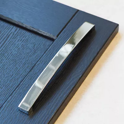 £5.73 • Buy Polished Chrome Kitchen Handle 128mm 160mm 224mm Cupboard Cabinet Door Drawer