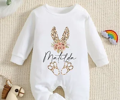 My 1st Easter Baby Romper Or Vest Personalised Kids Clothes Easter Present • £12.99