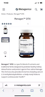 Metagenics Regen DTX  • $30