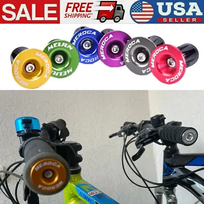 Road/Mountain Bike Expansion Lock Handlebar Grips Bar Ends Plugs AL6061 1 Pair • $8.99