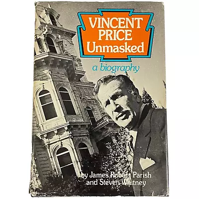 VINCENT PRICE UNMASKED : A BIOGRAPHY By Parish & Whitney 1974 HC/DJ 1st • $16