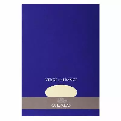 G. Lalo  Verg De France  50 Sheets Tablets - 8 1/4x 11 3/4 - Ivory • $19.39