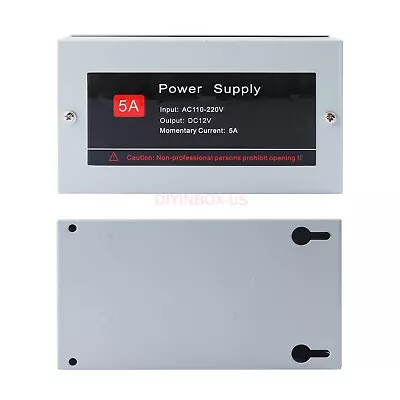 12V 5A Safety Access Control Controller Power Supply Support Face Machine • £26.39