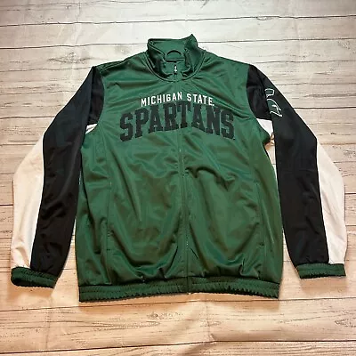 Michigan State Spartans Track Jacket By G3 Sports Men’s Size Large • $24.95