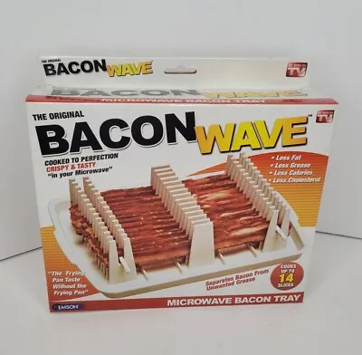 Vintage Emson The Original Bacon Wave Microwave Bacon Tray New Old Stock NOS  • $15.29