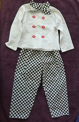 Child Dressing Up – 2 Piece – A Chef - 3 – 5 Years Ex Con • £8