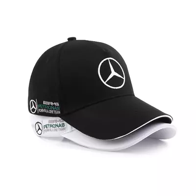 Men's Mercedes Benz Baseball Cap AMG Logo Sports Racing Hat Adjustable • $12.98