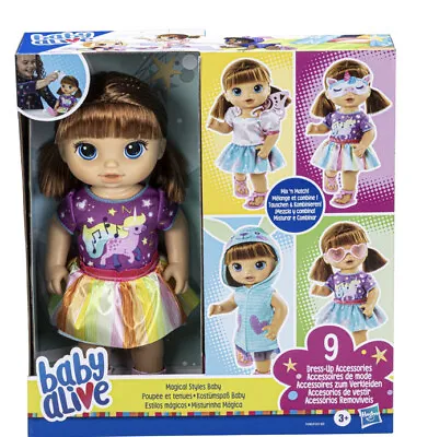 Baby Alive Magical Styles Baby Doll NEW • $22