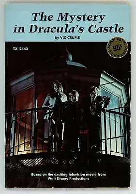The Mystery In Dracula’s Castle Vic Crume PB Walt Disney TV Movie First Printing • $4.99